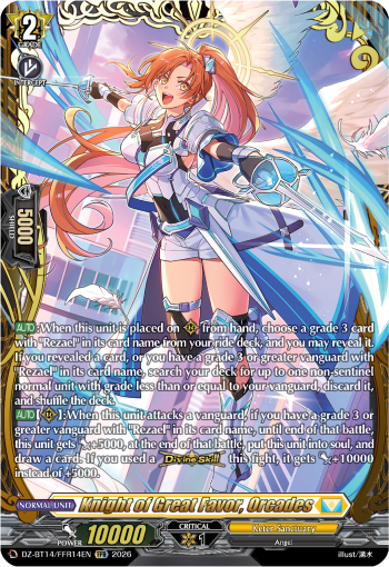 Knight of Great Favor, Orcades: DZ Booster Set 14: Envoys of the Crimson Moon