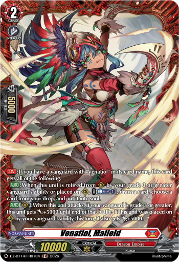 Venatiol, Malield: DZ Booster Set 14: Envoys of the Crimson Moon