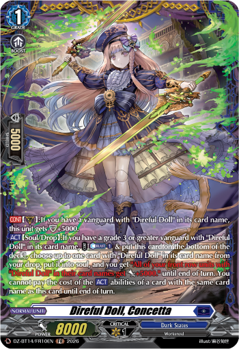 Direful Doll, Concetta: DZ Booster Set 14: Envoys of the Crimson Moon