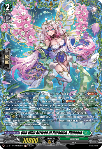 One Who Arrived at Paradise, Phildeia: DZ Booster Set 14: Envoys of the Crimson Moon