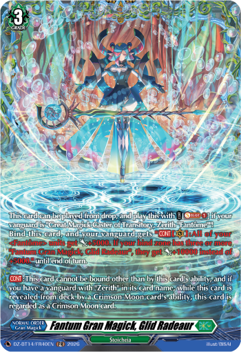 Fantum Gran Magick, Glid Radeaur: DZ Booster Set 14: Envoys of the Crimson Moon