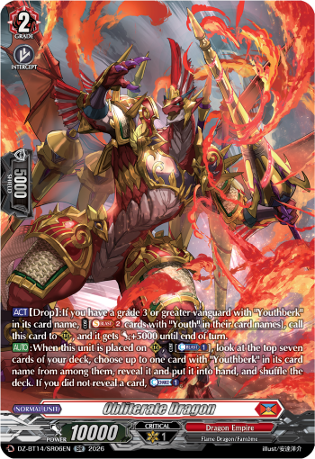Obliterate Dragon: DZ Booster Set 14: Envoys of the Crimson Moon
