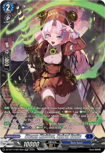 Steam Maiden, Spiral Cutie: DZ Booster Set 14: Envoys of the Crimson Moon