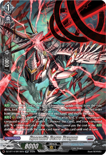 Sporadic Cerro Dragon: DZ Booster Set 14: Envoys of the Crimson Moon