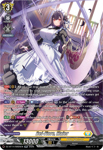 Bel-Fiore, Maier: DZ Booster Set 14: Envoys of the Crimson Moon