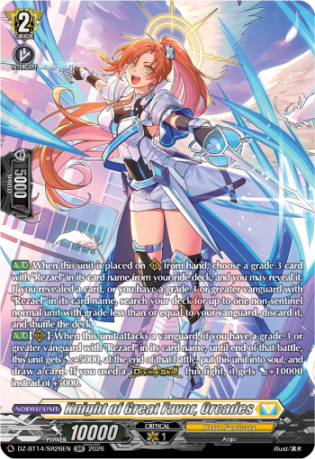 Knight of Great Favor, Orcades: DZ Booster Set 14: Envoys of the Crimson Moon