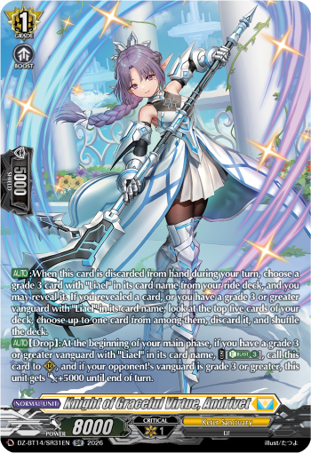 Knight of Graceful Virtue, Andrivet: DZ Booster Set 14: Envoys of the Crimson Moon