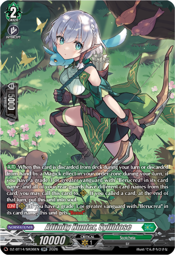 Affinity Hunter, Syllbiose: DZ Booster Set 14: Envoys of the Crimson Moon