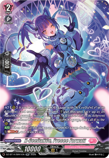 X-CeeDaNCe, Precee Forwatt: DZ Booster Set 14: Envoys of the Crimson Moon