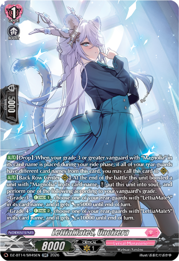LettiaMateS, Uncizera: DZ Booster Set 14: Envoys of the Crimson Moon