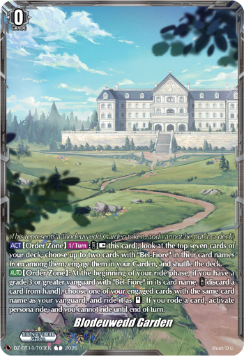Blodeuwedd Garden: DZ Booster Set 14: Envoys of the Crimson Moon
