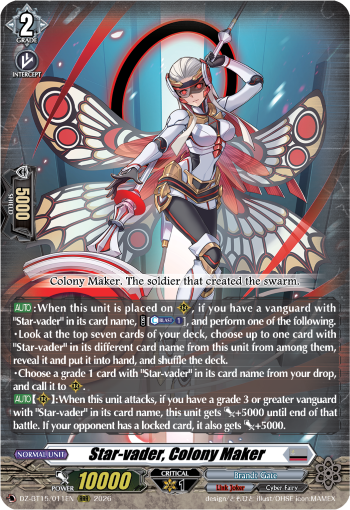 Star-vader, Colony Maker: DZ Booster Set 15: Strike of Illusionary Shadows
