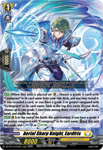 Aerial Sharp Knight, Eardfris: DZ Booster Set 15: Strike of Illusionary Shadows