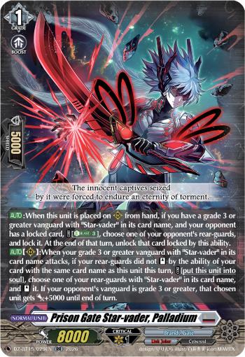 Prison Gate Star-vader, Palladium: DZ Booster Set 15: Strike of Illusionary Shadows
