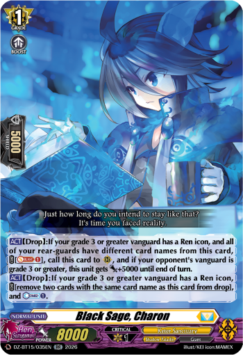 Black Sage, Charon: DZ Booster Set 15: Strike of Illusionary Shadows