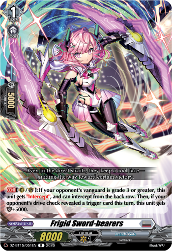 Frigid Sword-bearers: DZ Booster Set 15: Strike of Illusionary Shadows