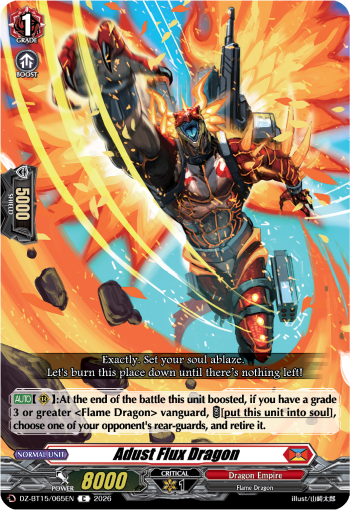 Adust Flux Dragon: DZ Booster Set 15: Strike of Illusionary Shadows