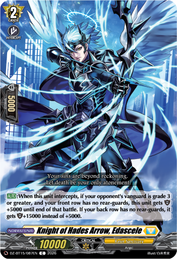 Knight of Hades Arrow, Edascele: DZ Booster Set 15: Strike of Illusionary Shadows