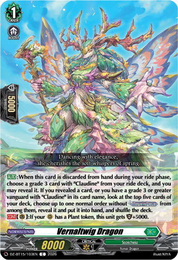 Vernaltwig Dragon: DZ Booster Set 15: Strike of Illusionary Shadows