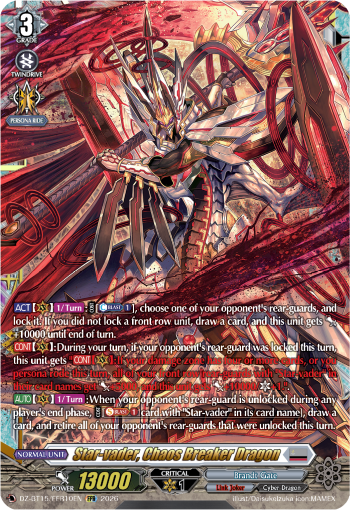 Star-vader, Chaos Breaker Dragon (FFR): DZ Booster Set 15: Strike of Illusionary Shadows