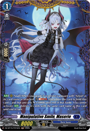 Manipulative Smile, Maserie (FR): DZ Booster Set 15: Strike of Illusionary Shadows