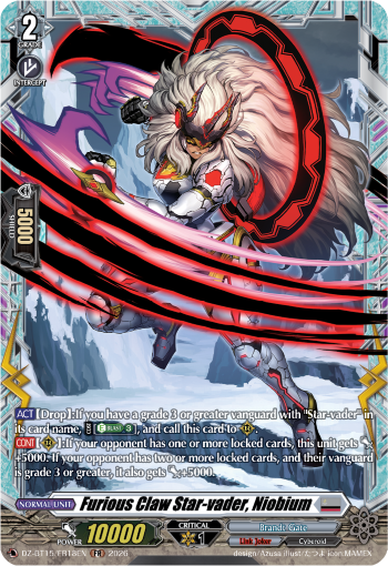 Furious Claw Star-vader, Niobium (FR): DZ Booster Set 15: Strike of Illusionary Shadows
