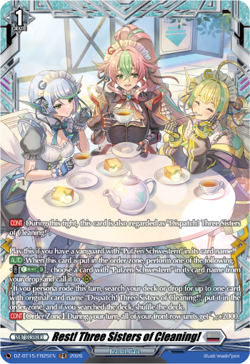 Rest! Three Sisters of Cleaning! (FR): DZ Booster Set 15: Strike of Illusionary Shadows