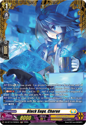 Black Sage, Charon (FR): DZ Booster Set 15: Strike of Illusionary Shadows