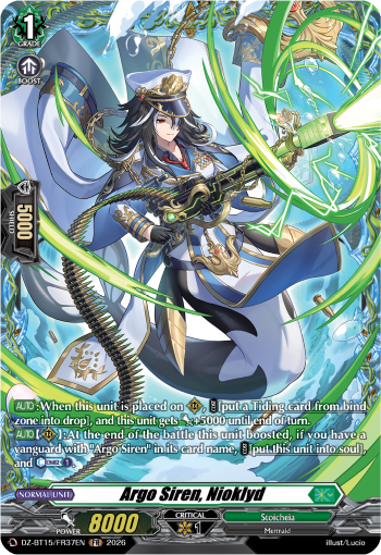 Argo Siren, Nioklyd (FR): DZ Booster Set 15: Strike of Illusionary Shadows