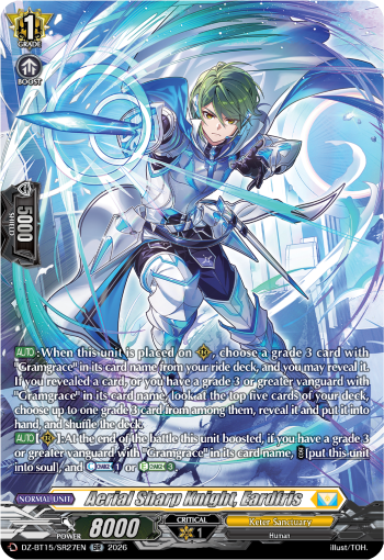 Aerial Sharp Knight, Eardfris (SR): DZ Booster Set 15: Strike of Illusionary Shadows