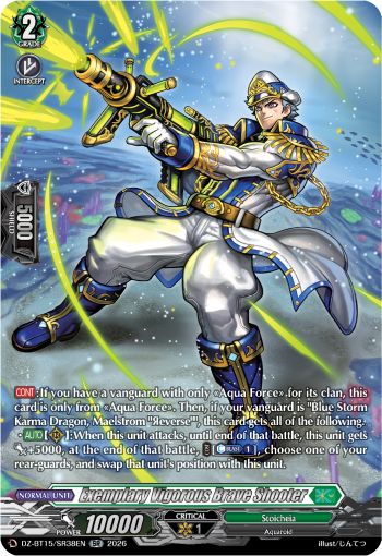 Exemplary Vigorous Brave Shooter (SR): DZ Booster Set 15: Strike of Illusionary Shadows