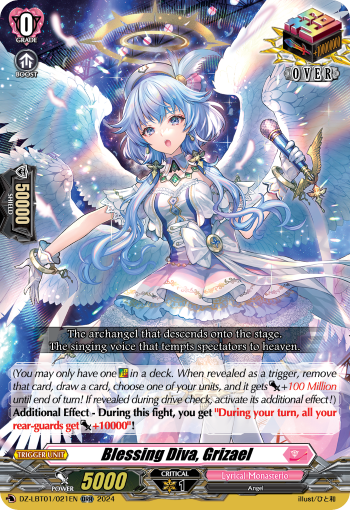 Blessing Diva, Grizael: DZ Lyrical Booster: Lyrical Monasterio Sparkling Stars!
