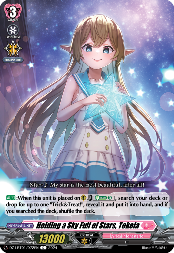 Holding a Sky Full of Stars, Tekeia: DZ Lyrical Booster: Lyrical Monasterio Sparkling Stars!