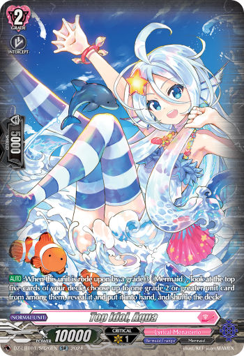 Top Idol, Aqua: DZ Lyrical Booster: Lyrical Monasterio Sparkling Stars!