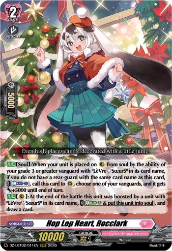 Hop Lop Heart, Rocclark: DZ Lyrical Booster 02: Lyrical Monasterio Season of Wonders