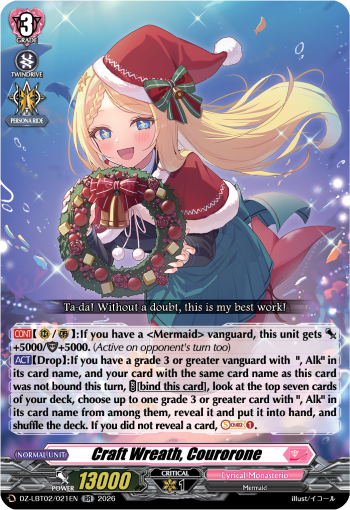 Craft Wreath, Courorone: DZ Lyrical Booster 02: Lyrical Monasterio Season of Wonders