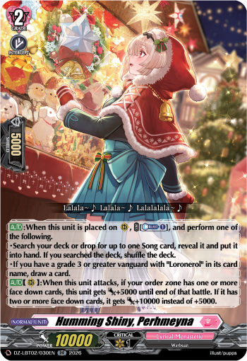 Humming Shiny, Perhmeyna: DZ Lyrical Booster 02: Lyrical Monasterio Season of Wonders