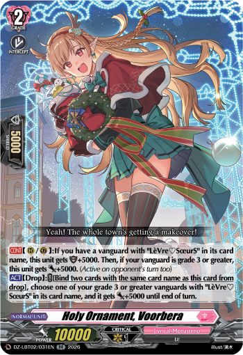 Holy Ornament, Voorbera: DZ Lyrical Booster 02: Lyrical Monasterio Season of Wonders