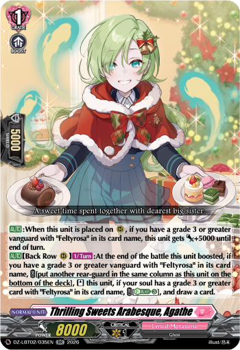 Thrilling Sweets Arabesque, Agathe: DZ Lyrical Booster 02: Lyrical Monasterio Season of Wonders