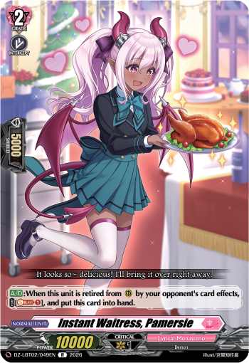 Instant Waitress, Pamersie: DZ Lyrical Booster 02: Lyrical Monasterio Season of Wonders