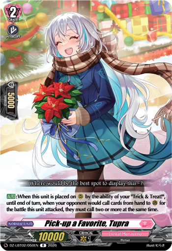 Pick-up a Favorite, Tupra: DZ Lyrical Booster 02: Lyrical Monasterio Season of Wonders
