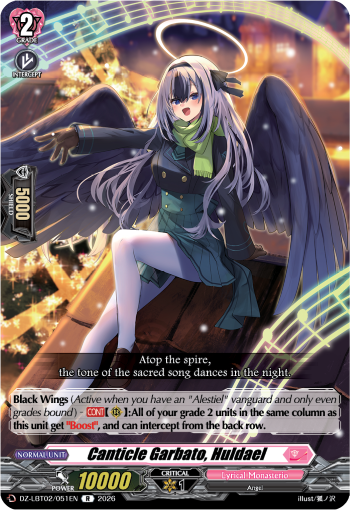 Canticle Garbato, Huldael: DZ Lyrical Booster 02: Lyrical Monasterio Season of Wonders