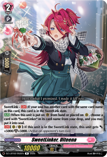SweetLinker, Uiteena: DZ Lyrical Booster 02: Lyrical Monasterio Season of Wonders