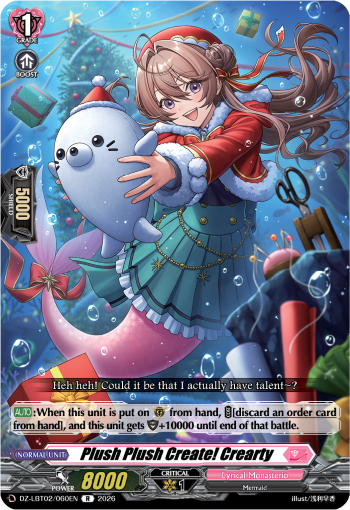 Plush Plush Create! Crearty: DZ Lyrical Booster 02: Lyrical Monasterio Season of Wonders