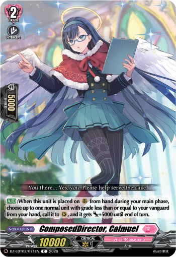 ComposedDirector, Calmuel: DZ Lyrical Booster 02: Lyrical Monasterio Season of Wonders