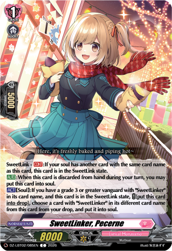 SweetLinker, Pecerne: DZ Lyrical Booster 02: Lyrical Monasterio Season of Wonders