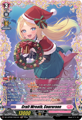 Craft Wreath, Courorone: DZ Lyrical Booster 02: Lyrical Monasterio Season of Wonders