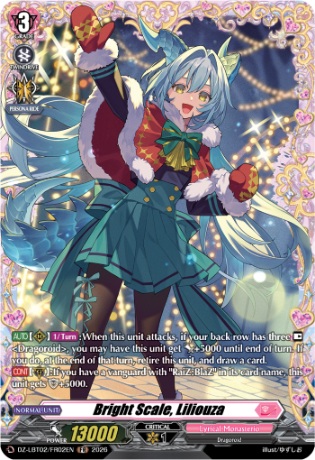 Bright Scale, Liliouza: DZ Lyrical Booster 02: Lyrical Monasterio Season of Wonders