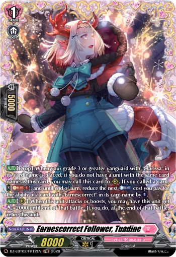 Earnescorrect Follower, Tuadine: DZ Lyrical Booster 02: Lyrical Monasterio Season of Wonders