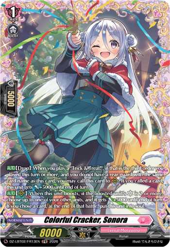 Colorful Cracker, Sonora: DZ Lyrical Booster 02: Lyrical Monasterio Season of Wonders
